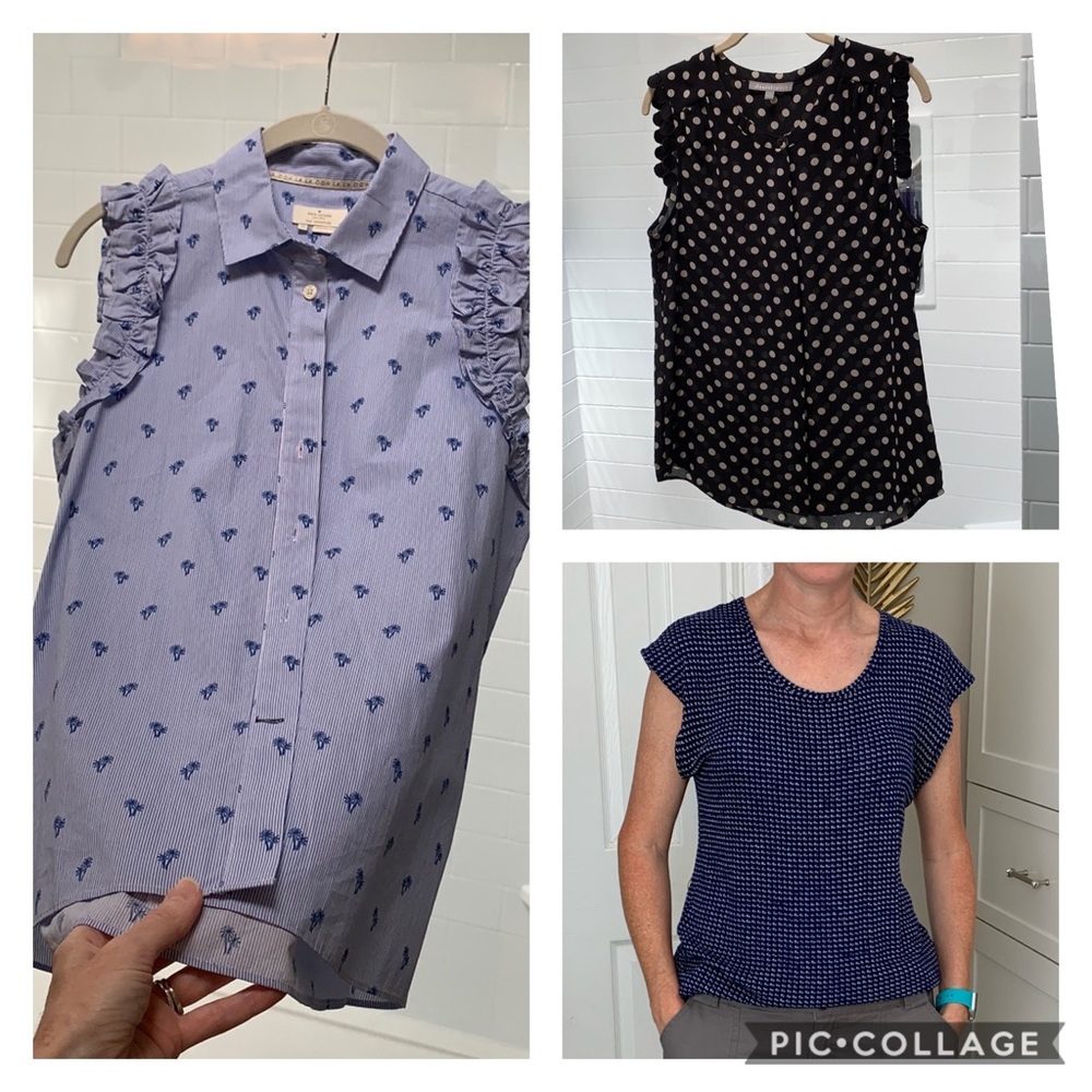 Lot of 3 Stitch Fix tops blouses Kate Spade +